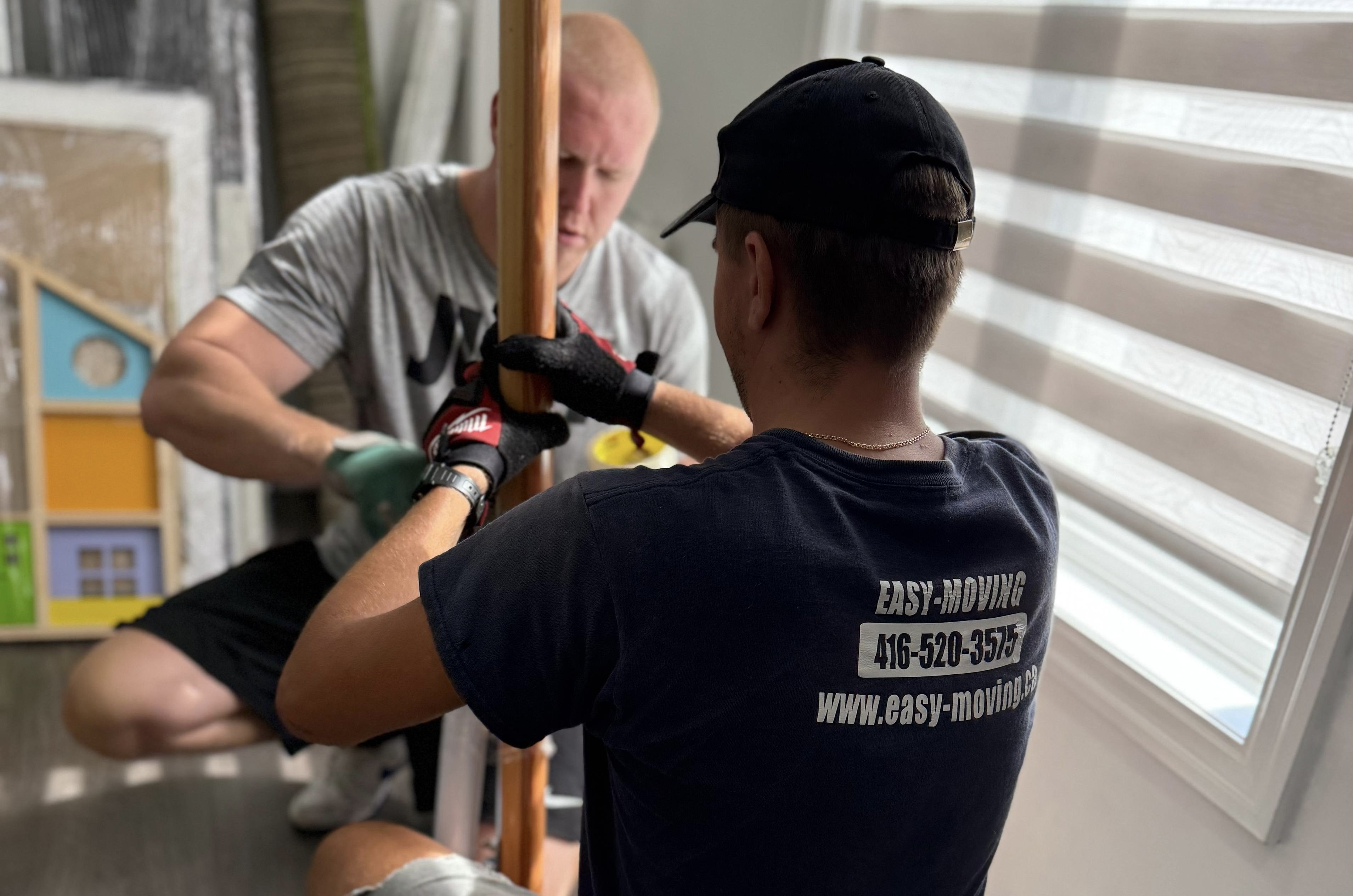 Trans Moving Toronto crew on a residential moving job